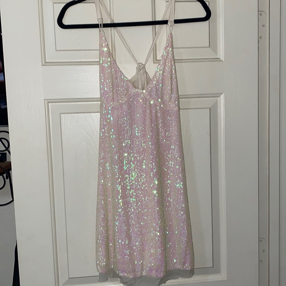 Free People Sequin Slip dress